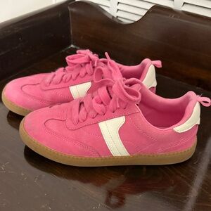 Wonder Nation Pink and White Kids Sneakers